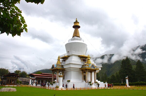 부탄의 수도 팀푸에 위치한 관광지 모습 [사진=이상인 편집위원]