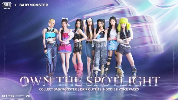 크래프톤, PUBG MOBILE과 베이비몬스터 두 번째 협업 진행 - 뉴스 썸네일 이미지