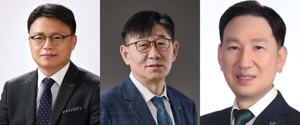 (왼쪽부터) 안길영 LS ELECTRIC 생산R&BD 총괄 부사장, 채대석 LS ELECTRIC 사업총괄 COO, 비전경영총괄 CVO, 안전환경총괄 CSEO, 자동화시스템사업본부장 겸 대표이사 부사장, 조의제 LS ITC 대표이사 CEO 부사장