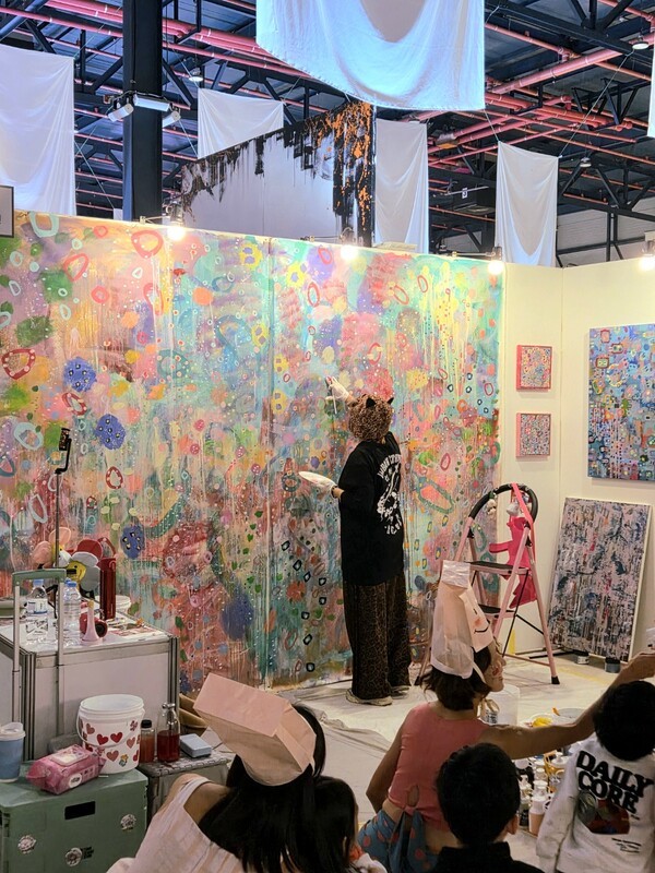 이치고 세연 작가의 라이브퍼포먼스 현장 (사진=Ichigo)